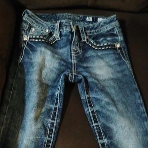 Girls miss me size 10 capris